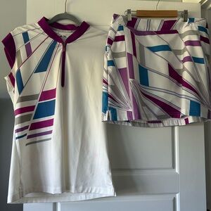 EUC LADIES ADIDAS GOLF OUTFIT